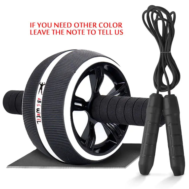 Ultimate Strength AB Wheel Roller and Jump Rope Set with Mat – Sculpt, Strengthen & Transform