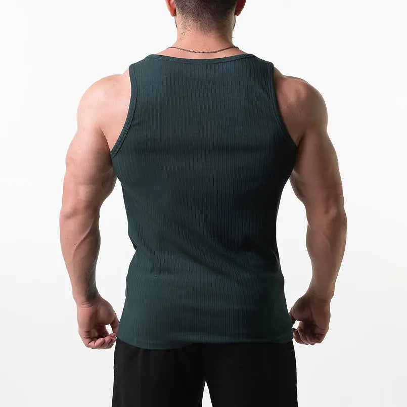 Cotton Men's Vest for Fashion Gym Exercise