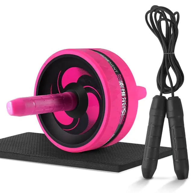 Ultimate Strength AB Wheel Roller and Jump Rope Set with Mat – Sculpt, Strengthen & Transform