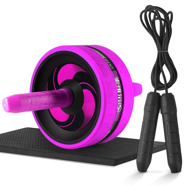 Ultimate Strength AB Wheel Roller and Jump Rope Set with Mat – Sculpt, Strengthen & Transform