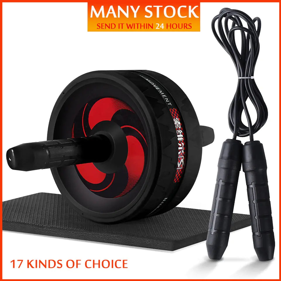 Ultimate Strength AB Wheel Roller and Jump Rope Set with Mat – Sculpt, Strengthen & Transform