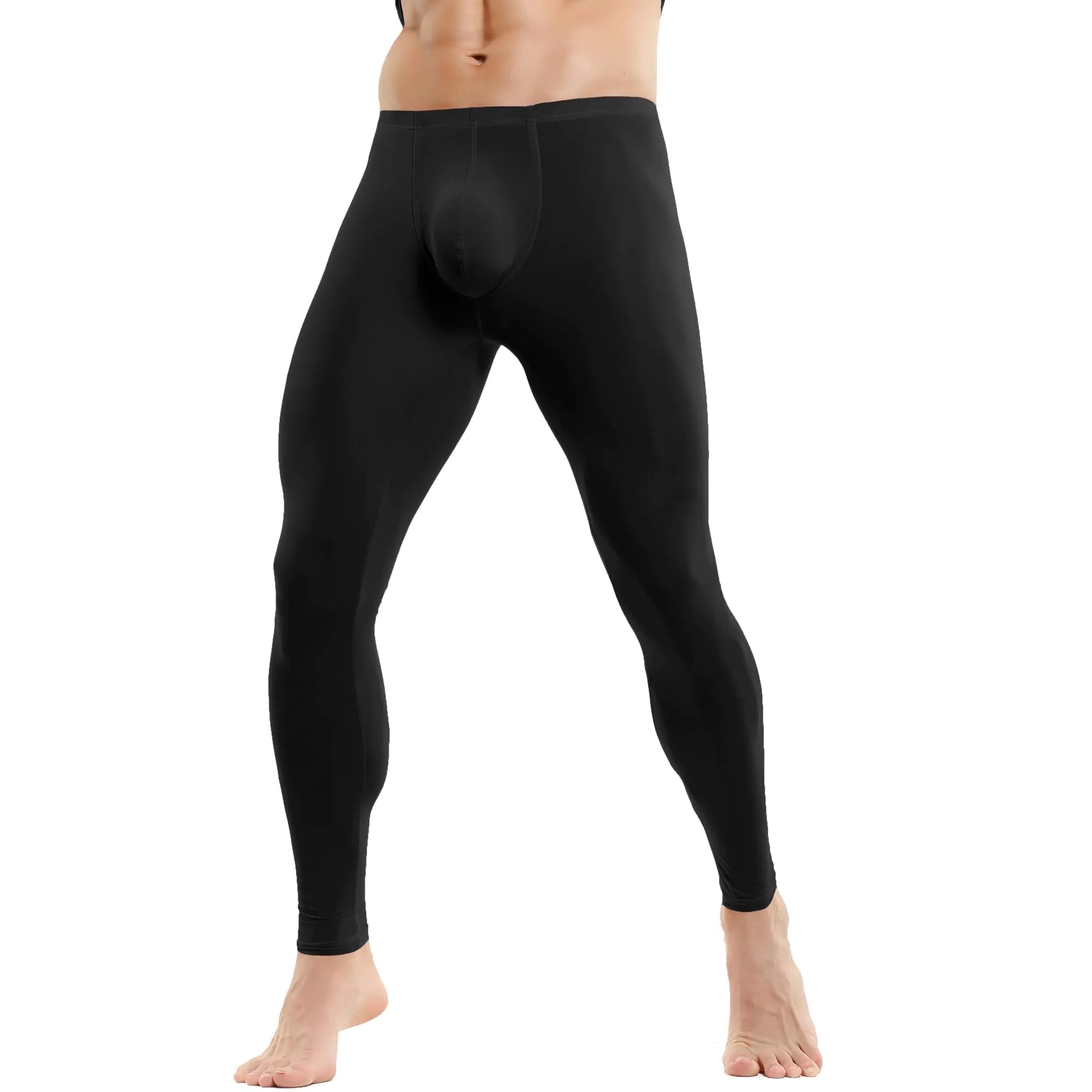 Mens Thermal Underwear Activewear Leggings