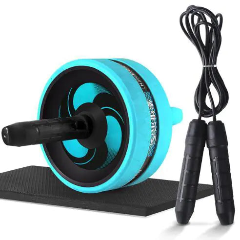 Ultimate Strength AB Wheel Roller and Jump Rope Set with Mat – Sculpt, Strengthen & Transform